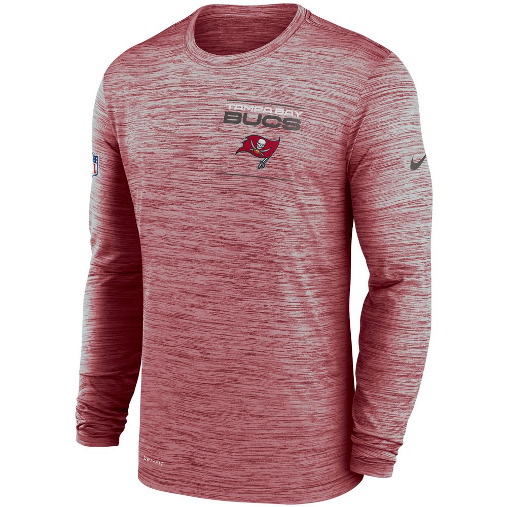 Tampa Bay Buccaneers Nike Sideline Velocity Legend Performance T-Shirt - Red