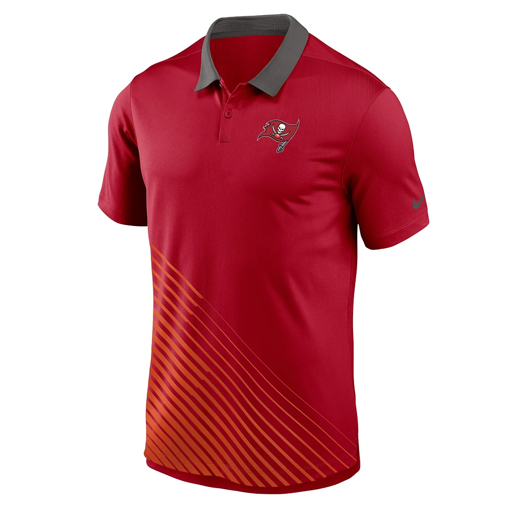 Polo Nike Tampa Bay Buccaneers Vapor rouge pour homme