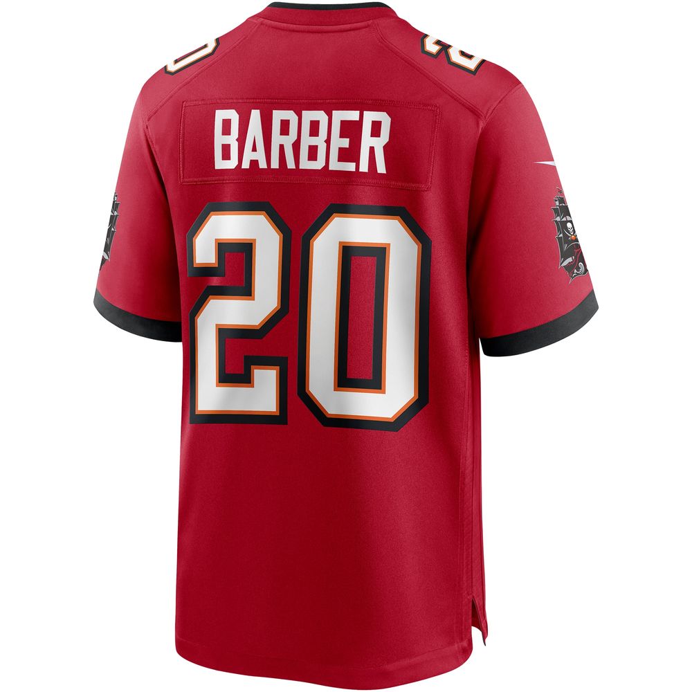 Men's Nike Ronde Barber Red Tampa Bay Buccaneers Game Retired Player Jersey