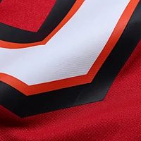 Maillot de match joueur à la retraite des Buccaneers Tampa Bay Nike Ronde Barber rouge pour homme