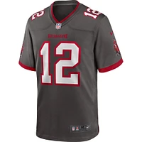 Nike Tom Brady Pewter Tampa Bay Buccaneers Alternate pour homme - Maillot de match