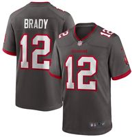 Tom Brady Tampa Bay Buccaneers Nike Women's Alternate Game Jersey - Pewter