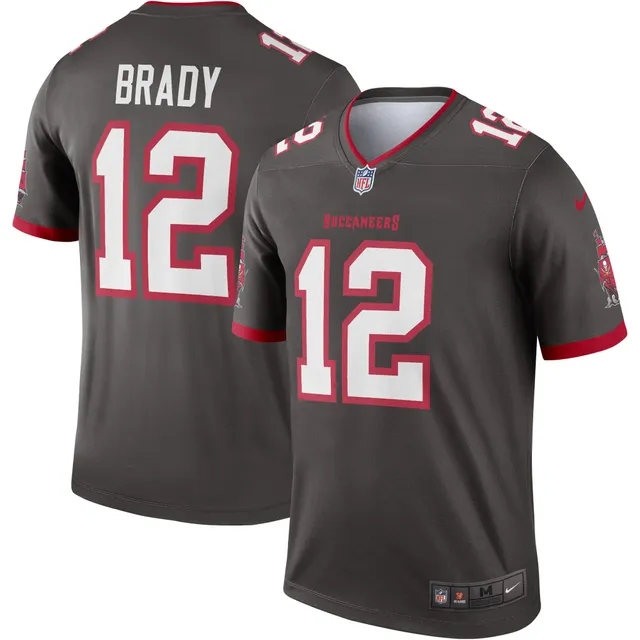 Lids Tom Brady Tampa Bay Buccaneers Nike Captain Vapor Limited Jersey - Red