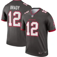 Tampa Bay Buccaneers Nike Alternate Game Jersey - Pewter - Tom Brady -  Womens