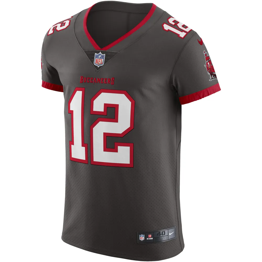 Maillot Nike Tom Brady Pewter Tampa Bay Buccaneers Alternate Vapor Elite pour homme