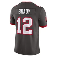 Men's Nike Tom Brady Pewter Tampa Bay Buccaneers Alternate Vapor Untouchable Limited Jersey