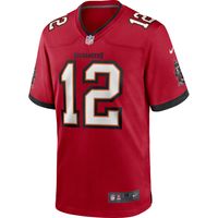 Men's Nike Tom Brady Red Tampa Bay Buccaneers - Game Jersey