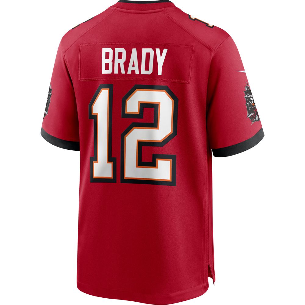 Youth Nike Tom Brady Red Tampa Bay Buccaneers Game Jersey 