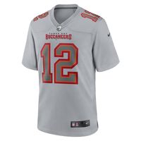 Men's Nike Tom Brady Silver Tampa Bay Buccaneers Atmosphere Fashion Game - Jersey