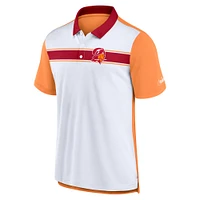 Polo en piqué Nike Tampa Bay Buccaneers Rewind pour Homme - Blanc/Orange