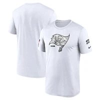 Men's Nike White Tampa Bay Buccaneers 2024 Salute To Service Legend Performance T-Shirt