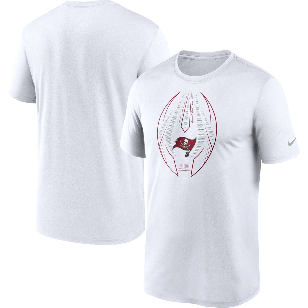 Nike Men's Dri-Fit Logo Legend (NFL Tampa Bay Buccaneers) T-Shirt in Grey, Size: Large | NKGK06G8B-CX5