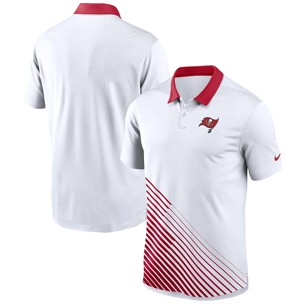 Polo Nike Tampa Bay Buccaneers Vapor Performance pour homme - Blanc