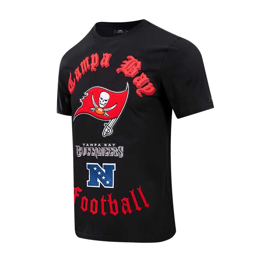 Men's Pro Standard Black Tampa Bay Buccaneers Old English T-Shirt