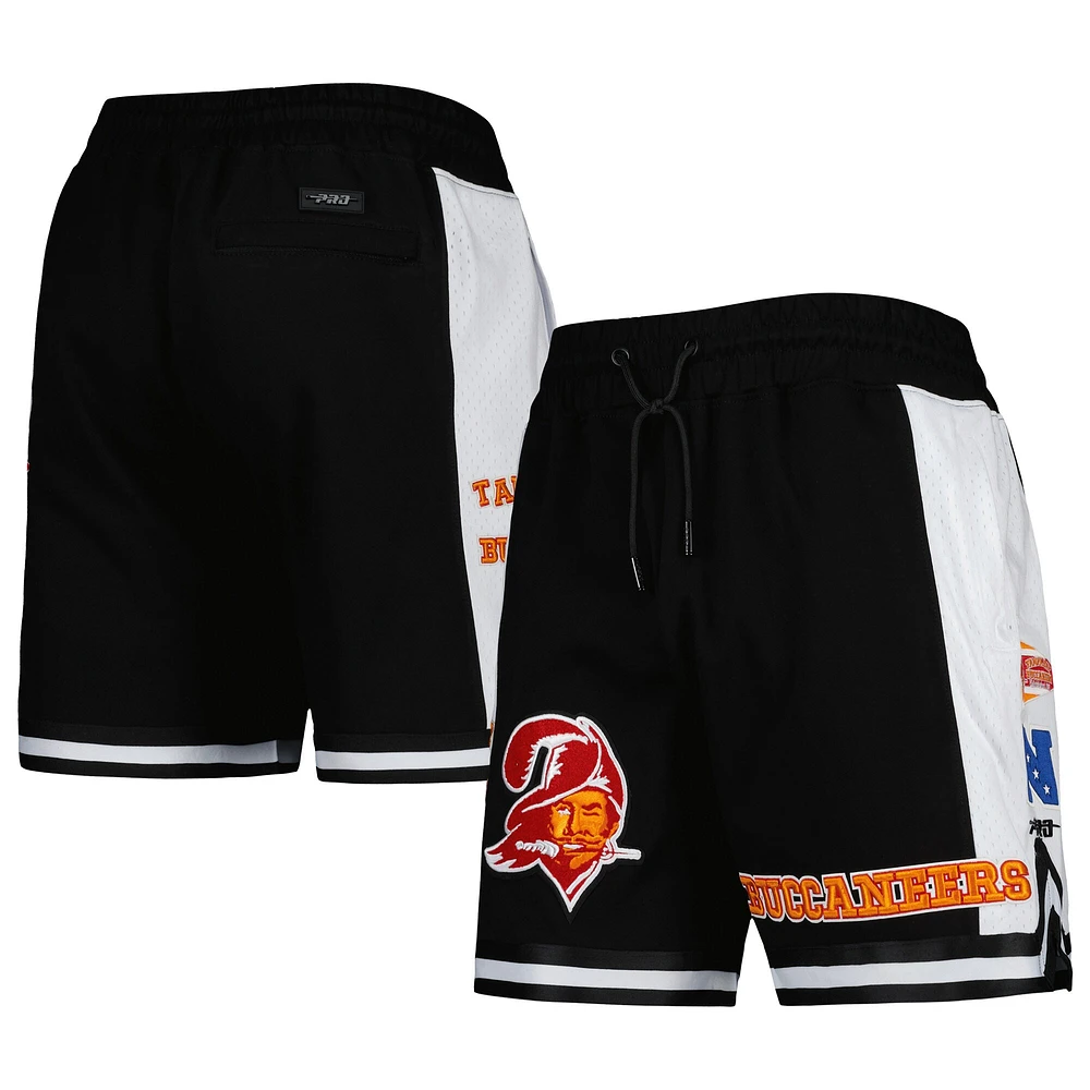 Short Pro Standard Tampa Bay Buccaneers Retro Classic 2.0 noir pour homme