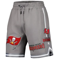 Men's Pro Standard Gray Tampa Bay Buccaneers Classic Chenille Shorts