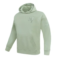 Men's Pro Standard Light Green Tampa Bay Buccaneers Neutral Drop Shoulder Pullover Hoodie