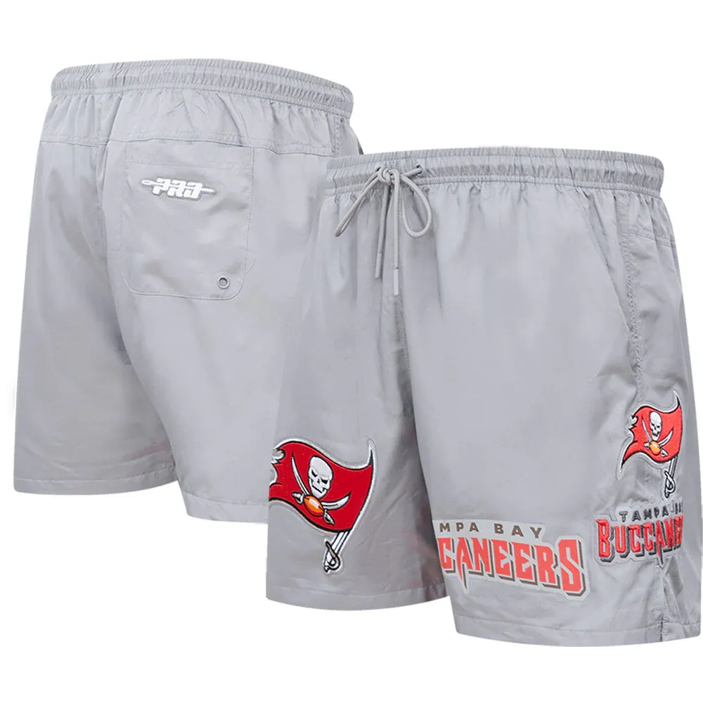 Short tissé Pro Standard étain Tampa Bay Buccaneers pour hommes