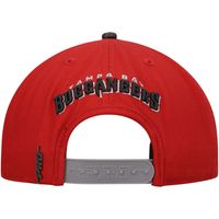 Men's Pro Standard Red/Pewter Tampa Bay Buccaneers 2Tone Snapback Hat