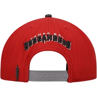 Men's Pro Standard Red/Pewter Tampa Bay Buccaneers 2Tone Snapback Hat