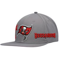 Men's Pro Standard Tampa Bay Buccaneers Pewter Stars Snapback Hat