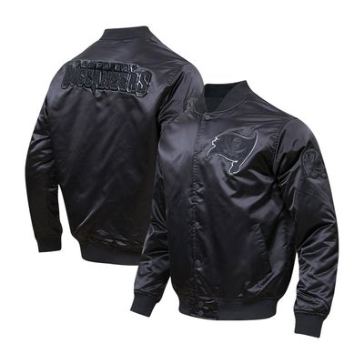 LAS VEGAS RAIDERS BIG LOGO SATIN JACKET (BLACK) – Pro Standard