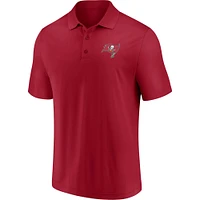 Men's Red/Pewter Tampa Bay Buccaneers Dueling Two-Pack Polo Set