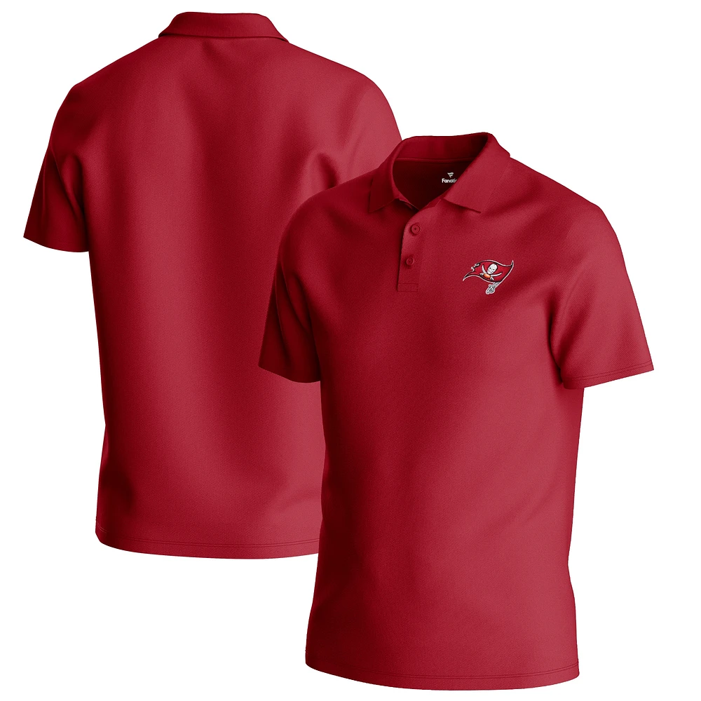 Polo rouge Tampa Bay Buccaneers Big & Tall Birdseye pour homme