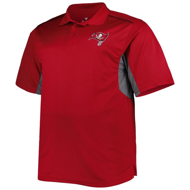 Polo rouge Tampa Bay Buccaneers Big & Tall Team Color pour homme