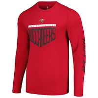 T-shirt à manches longues rouge Tampa Bay Buccaneers Impact pour homme