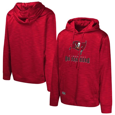 Men's Red Tampa Bay Buccaneers Streak Fleece Pullover Hoodie