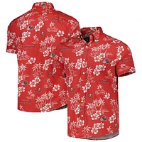 Men's Reyn Spooner Red Tampa Bay Buccaneers Kekai Button-Up Shirt