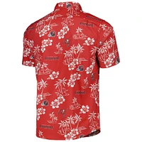 Men's Reyn Spooner Red Tampa Bay Buccaneers Kekai Button-Up Shirt