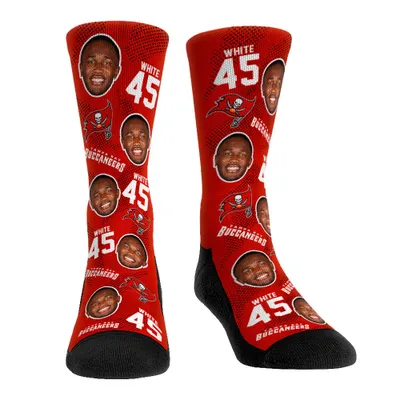 Devin White Tampa Bay Buccaneers Rock 'Em Socks Team Football Guy Crew Socks