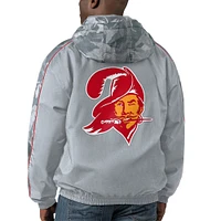 Veste entièrement zippée Starter Grey Tampa Bay Buccaneers Thursday Night Gridiron Throwback pour hommes