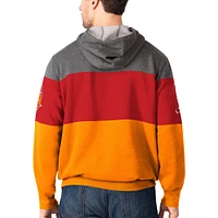 Men's Starter Orange Tampa Bay Buccaneers Extreme Fireballer Throwback - Pullover Hoodie