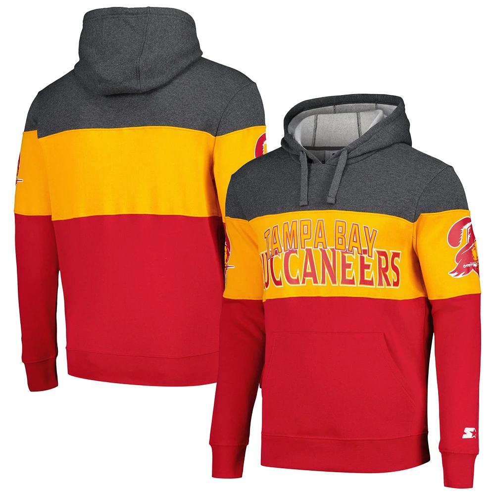 Sweat à capuche Starter rouge/orange Tampa Bay Buccaneers Extreme pour homme