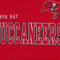 Sweat à capuche raglan Starter Red Tampa Bay Buccaneers Draft Fleece pour homme