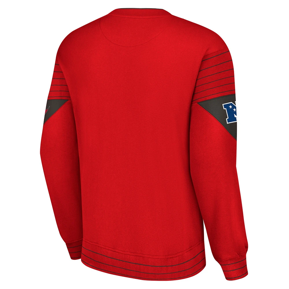 Sweat-shirt à capuche Starter Red Tampa Bay Buccaneers Face-Off pour hommes