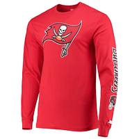 Men's Starter Red Tampa Bay Buccaneers Halftime Long Sleeve T-Shirt