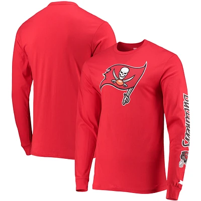 T-shirt à manches longues Starter Red Tampa Bay Buccaneers Halftime pour homme