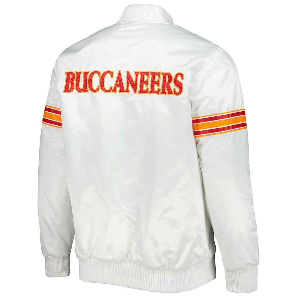 Starter Blanc Tampa Bay Buccaneers The Power Forward Full-Snap Jacket