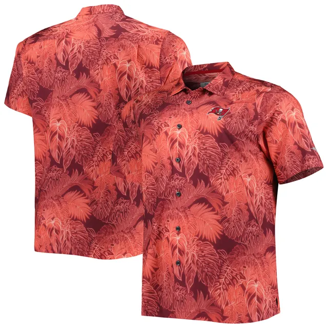 Men's Tommy Bahama Black Cincinnati Bengals Sport Tropical Horizons  Button-Up Shirt