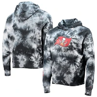 Sweat à capuche noir Tommy Hilfiger Tampa Bay Buccaneers Stanley Tie-Dye pour hommes