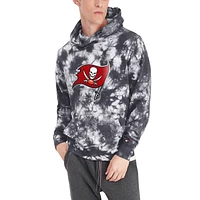 Sweat à capuche noir Tommy Hilfiger Tampa Bay Buccaneers Stanley Tie-Dye pour hommes