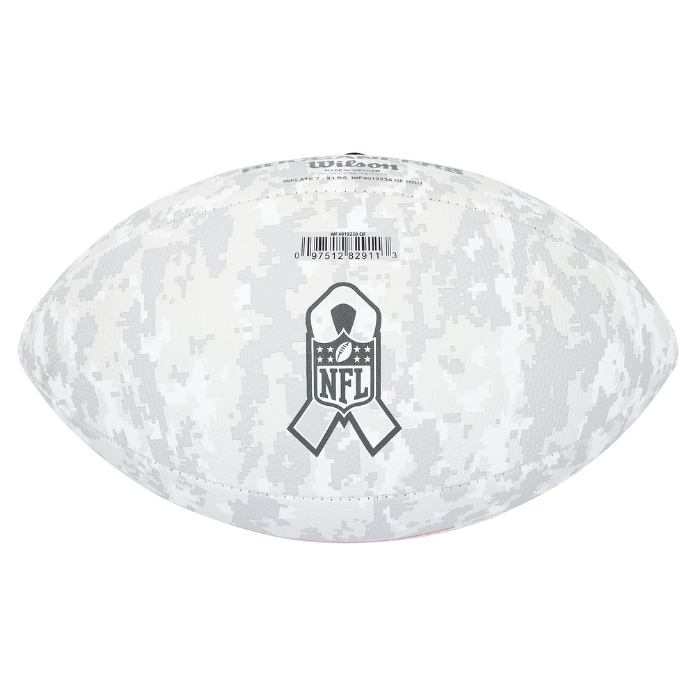 Mike Evans Tampa Bay Buccaneers Autographed Wilson 2024 Salute To Service Football 