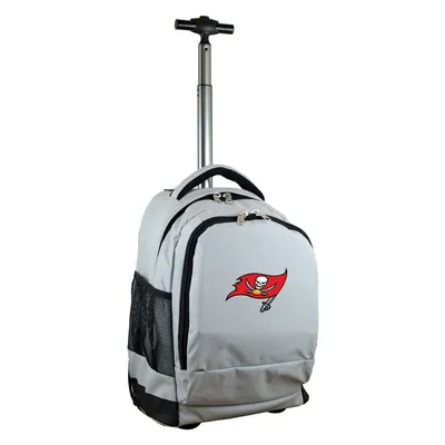 Tampa Bay Buccaneers MOJO 19'' Premium Wheeled Backpack - Gray