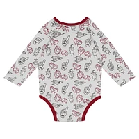 Newborn & Infant Tampa Bay Buccaneers Little Champ Long Sleeve Bodysuit, Pants Cuffed Knit Hat 3-Piece Set