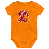 Newborn & Infant Tampa Bay Buccaneers Team Starter 3-Pack Bodysuit Set