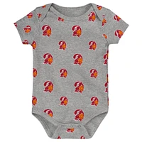 Newborn & Infant Tampa Bay Buccaneers Team Starter 3-Pack Bodysuit Set